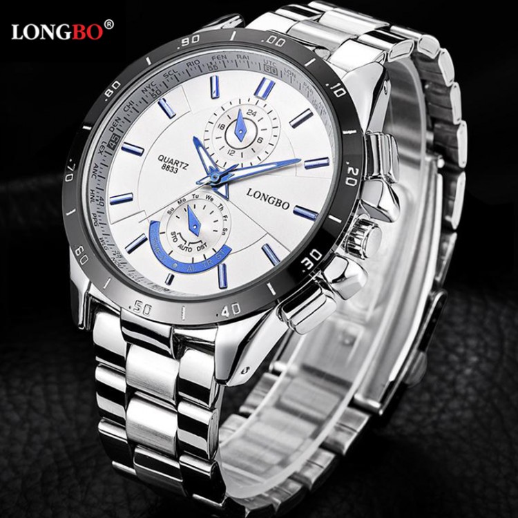 LONGBO Watches  2021 Luxury Watch for Men Quartz Wristwatches Waterproof Relogio Masculino Clock