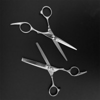 Stainless Steel Scissors for Hair Thinning and Cutting Clipper 6 inches Hairdressing Products Haircut Trim Hairs Cutting Barber
