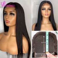 13x4/13x6 HD Transparent Lace Front Human Hair Wigs Brazilian Straight Hair 360 Lace Frontal Wig Pre Plucked HD Lace Wigs