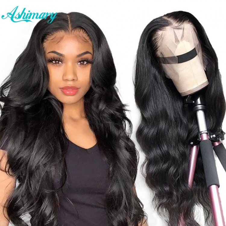 Ashimary 4x4/6x6/5x5 HD Lace Closure Wig Human Hair Body Wave 13X4/13X6 Lace Wigs for Black Women 360 Lace Front Human Hair Wig