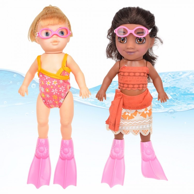 Girls Baby Waterproof Swimming Doll  Education Smart Electric Dolls Joint Movable Swim Dolls Infant Toys 1PC