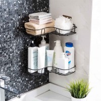 Bathroom Shelf Organizer Shelves Corner Frame Iron Shower Caddy Storage Rack Shampoo Holder For Bathroom Accessories H&amp;JOY
