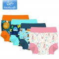 Eezkoala Leakproof Swimming Diaper Newborn Baby High Waist Swimming Nappies Baby Boys Girls Cartoon Printed Cloth Diapers