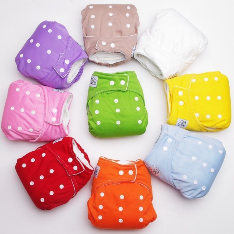1PC Adjustable Reusable Lot Baby Kids Boys Girls Washable Cloth Diaper Nappies Reusable Washable Baby Cloth Diapers