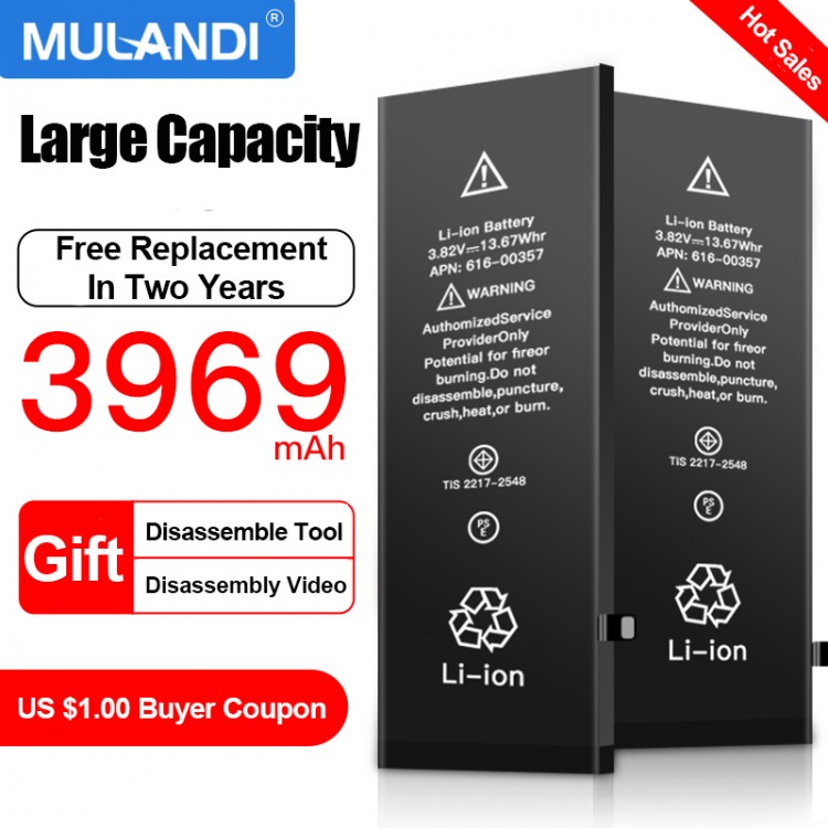 2022 High capacity Phone Battery Brand New For Apple 5 S SE 6 S 7 8 Plus 10 X Xr Xs Max Replacement Batteries For iPhone 6S