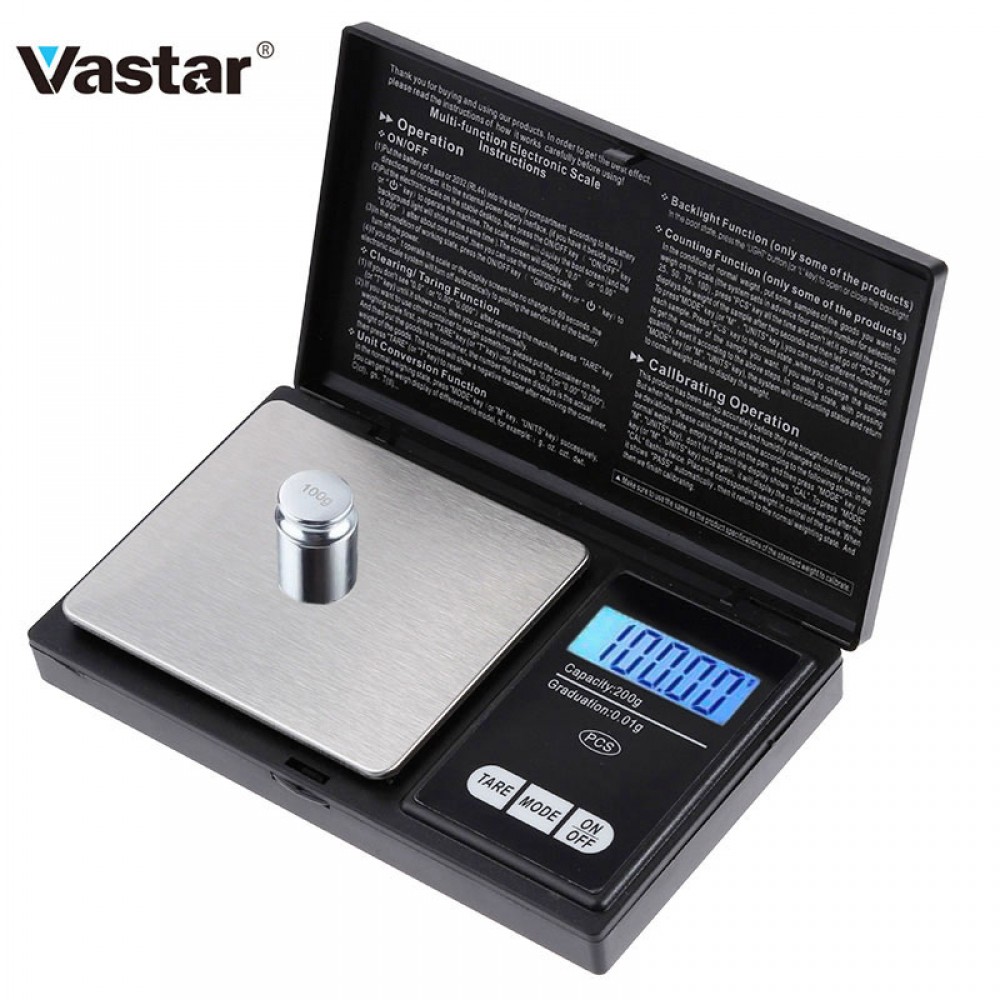 100g 500g x 0.01g High Precision Digital Kitchen Scale Jewelry Gold Balance Weight Gram LCD Pocket Weighting Electronic Scales
