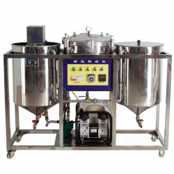 -Copra Crude Oil Refining Deodorization Machine / Crude Palm Coconut Oil Refinery Plant