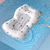 Baby Bath Seat Support Mat Foldable Baby Bath Tub Pad &amp; Chair Newborn Bathtub Pillow Infant Anti-Slip Soft Comfort Body Cushion