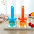 Kitchen High Temperature Resistant Silicone Oil Bottle Brush Integrated With Lid And Bottle Barbecue Baking Brush Oil Brush