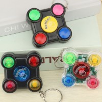 Mini Portable Game Console Keychain Children Handheld Game Console Toy Puzzle Nostalgic Cartoon Creative New Year Christmas Gift