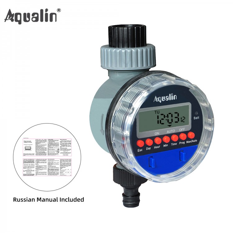 Automatic LCD Display Watering Timer Electronic  Home Garden Ball Valve  Water Timer For Garden  Irrigation Controller#21026