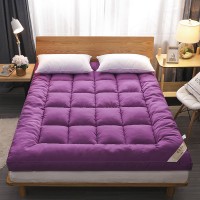 1PC Foldable Mattress with high quality Feather velvet filling twin bedroom furniture queen king size bed japanese tatami mat