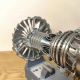New TR900 Turbofan Engine Model Kits Adjustable Speed Aviation Aircraft Toy 3D Printed Collection Gift