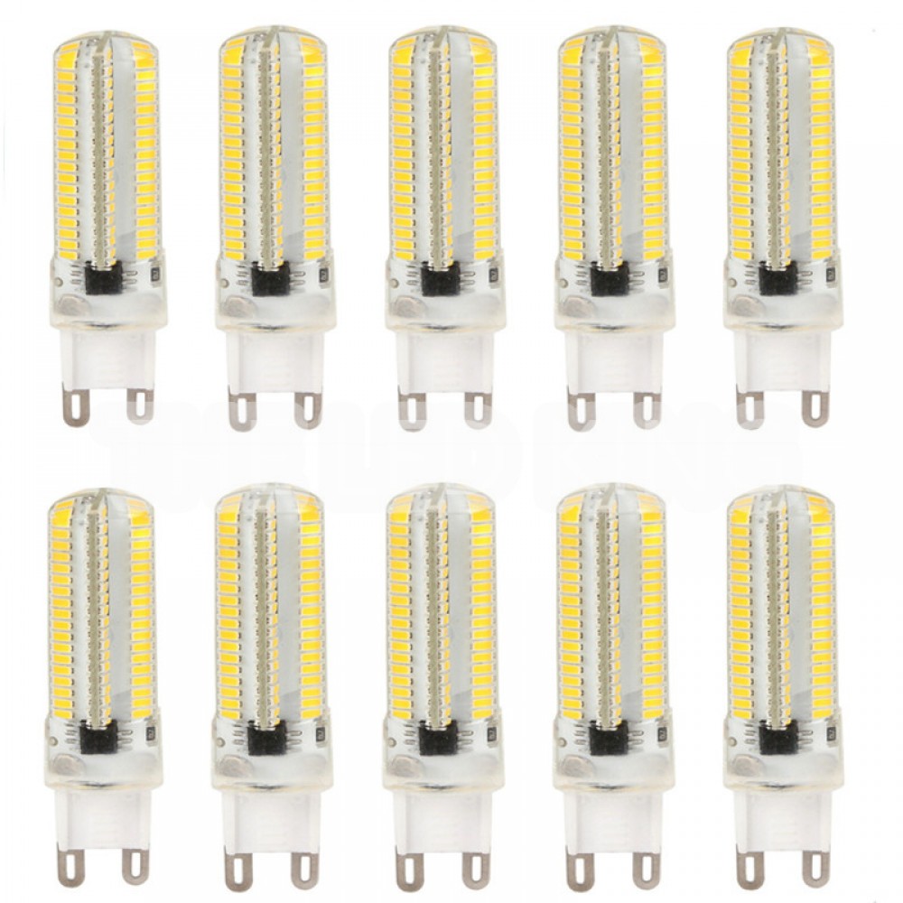 10PCS Brightest G9 LED Lamp AC220V 7W 9W 15W 21W SMD3014 LED Bulb Warm/Cool White Spotlight replace Halogen light