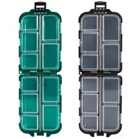 10 Compartment Mini Storage Case Flying Fishing Tackle Box Fishing Spoon Hook Bait Storage Box Fishing Accessories