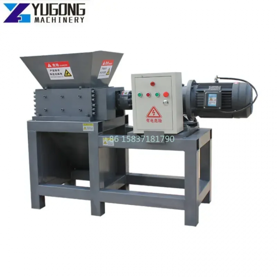 Low Cost Crush Shredder Single Shaft Shredder Scrap Recycling Production Line Fine Grinding Blade Film Plastic Shredder Machine