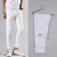 2022 New Men Stretch Skinny Jeans Fashion Casual Slim Fit Denim Trousers White Pants Male Brand Clothes Size 28-36