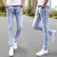 2022 New Men Stretch Skinny Jeans Fashion Casual Slim Fit Denim Trousers White Pants Male Brand Clothes Size 28-36
