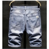2022 Summer Brand Men&#39;s Classic Denim Shorts 98% Cotton Jeans Simple Fashion Youth Straight Loose Casual Shorts