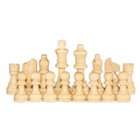Wooden Chess Pieces Tournament Staunton Wood Chessmen 2.2inch King Figures Chess Game Pawns Figurine Backgammon Pieces