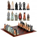 Chess Desktop Intelligence Game Movie Theme Toy Luxury Knight Hand-painted Checkers Backgammon 32pcs Card Gift Collection Charac