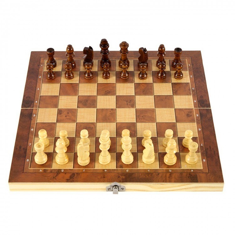 3 IN 1 Wooden International Chess Set wooden Chess Board games Checkers Puzzle game engaged Birthday gift For kids ajedrez