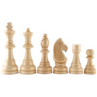 32pcs Wooden Chess Pieces Complete Chessmen International Word Chess Set Chess Piece Entertainment Accessories 2 Size
