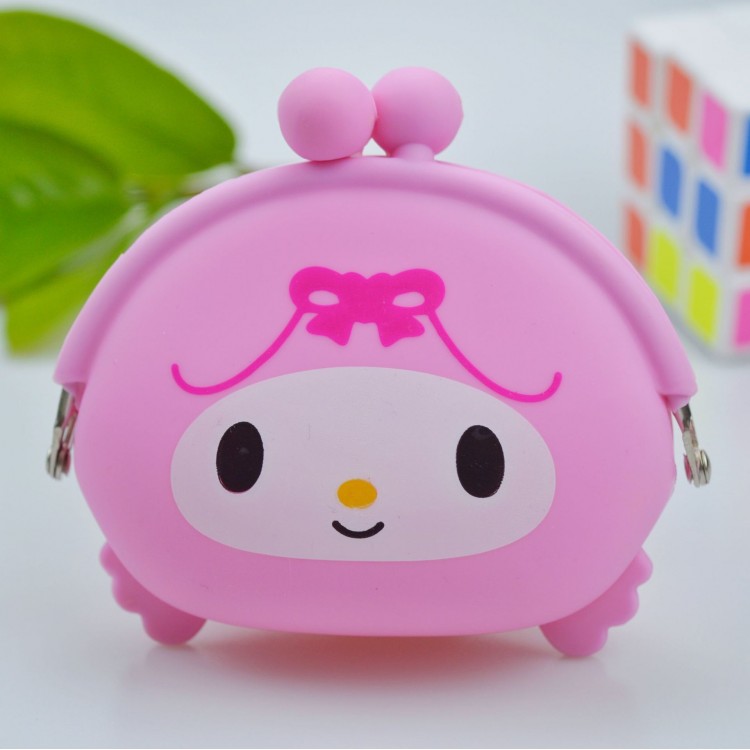 2019 New Fashion Lovely Kawaii Candy Color Cartoon Animal Women Girls Wallet Multicolor Jelly Silicone Coin Bag Purse Kid Gift