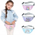 Sequins Printing Waist Bag For Women Fashion Fanny Pack Girls Shoulder Belt Bags Kids Waist Packs Cartoon Glitter Phone Pouch