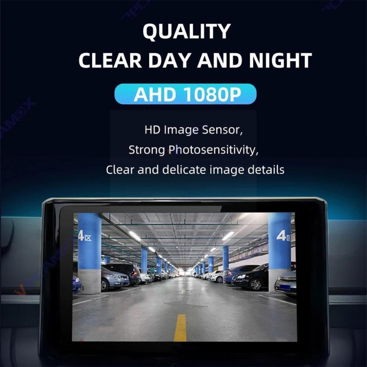 1080p HD Car Rear View Camera 2-pin Waterproof Night Vision Fish Eye Lens 170 Degree Park Reverse Camera For SUV Car Access L4D4