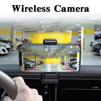 Carsanbo Car Wifi5 HD Night Vision Rear View Camera Wireless Waterproof Wifi Reversing Camera 12V Support Android,Ios and Radio