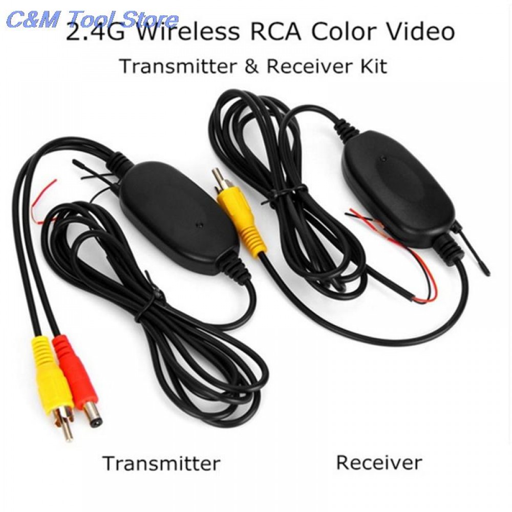 2.4G Wireless Transmitter &amp; Receiver for Car Reverse Rear View Backup Camera and Monitor Parking Assistance Vehicle CAM Hot sale