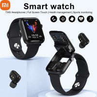 Xiaomi Smart Watch Earphone 2 in 1 IP67 Waterproof Bluetooth 5.0 Business Sports Men&#39;s Smart Watch For IOS Android Smart phone