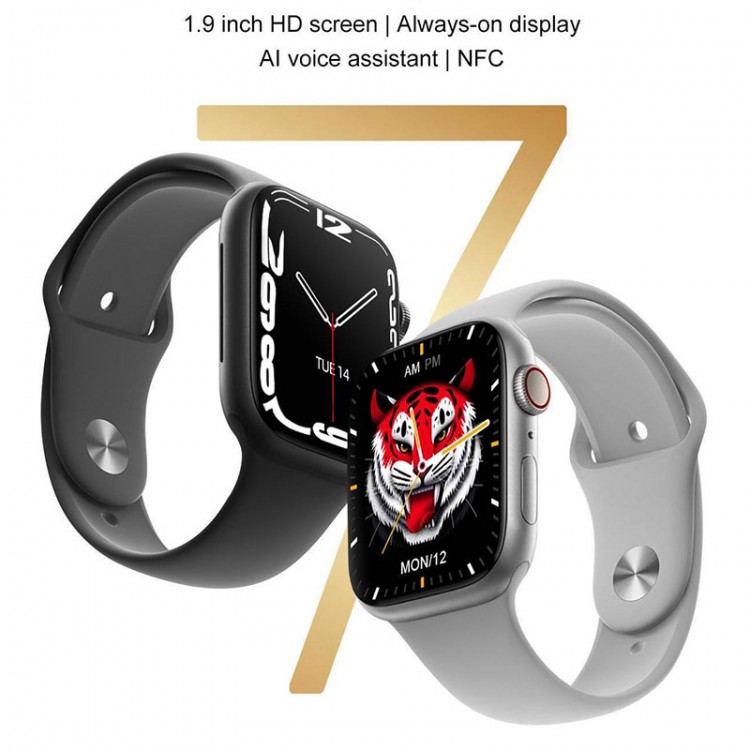 Smart Watch Men With NFC GPS Bluetooth Call Wireless Charger Smartwatch Women 1.9 Inch 390*435 Pixel Full Screen Smart Watch