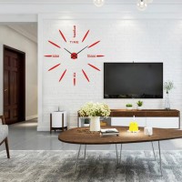 3D Luminous Wall Clock Stickers DIY Digital Clock Quartz Needle Horloge Modern Design Living Room Home Decor