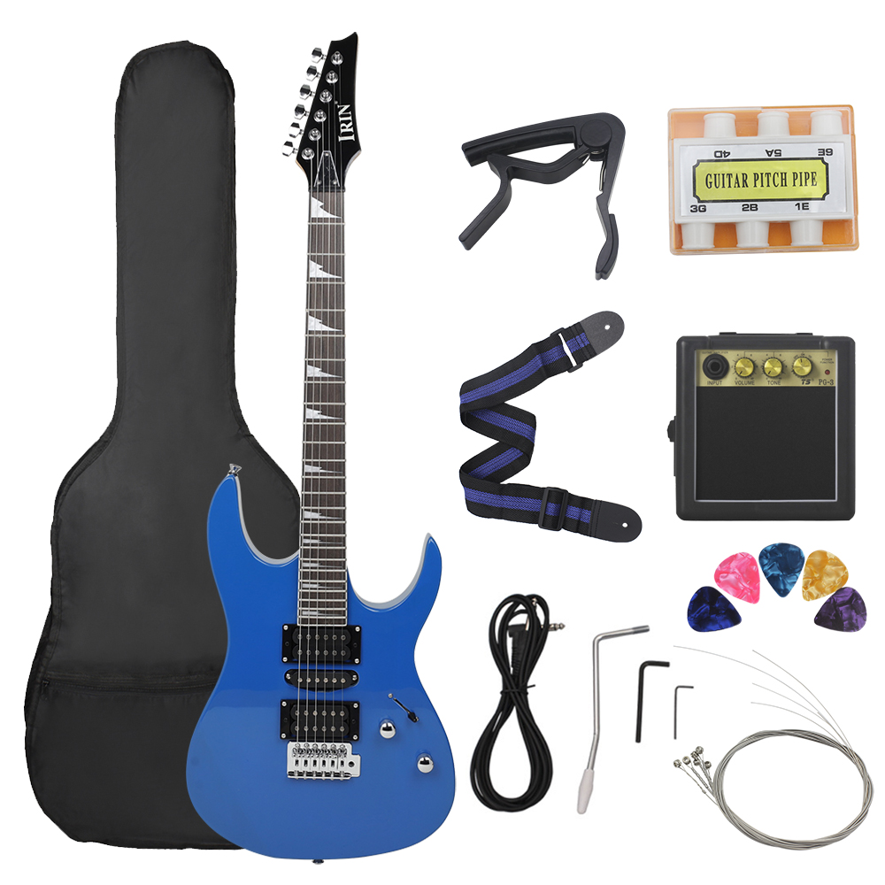 6 Strings 24 Frets Electric Guitar Maple Body Electric Guitar Guitarra With Bag Speaker Necessary Guitar Parts &amp; Accessories
