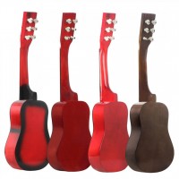 25 Inch Basswood Acoustic Guitar 6 Strings Guitarra with Pick Strings Musical Instruments for Children Kids Beginner Toy Gift