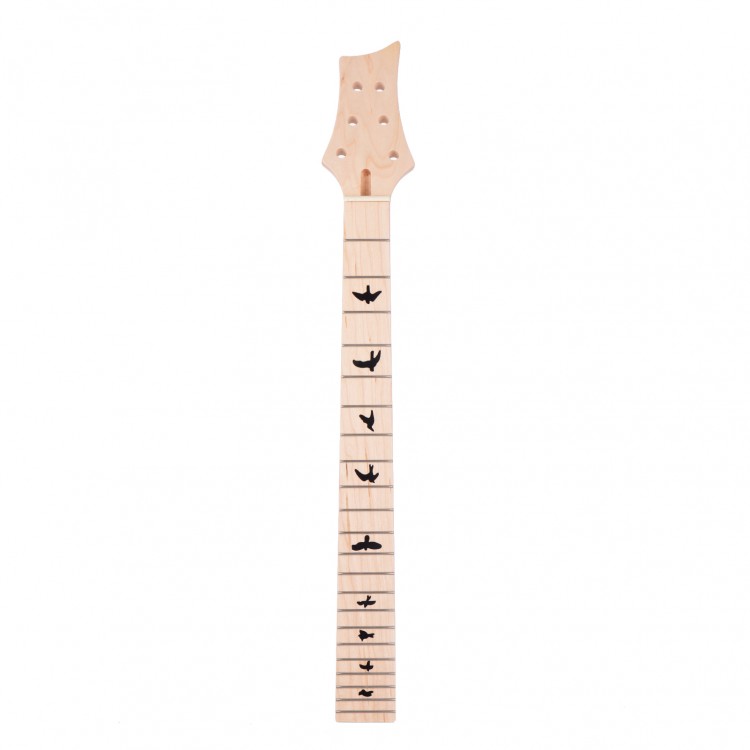 Unfinished Electric Guitar Neck Maple Wood 22 Frets Fingerboard
