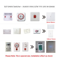 Wifi Boiler Smart Switch Water Heater Switches Voice Remote Control US standard Touch Panel Timer Outdoor work alexa google home