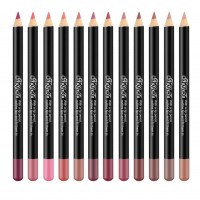 12 Colors Profess Multi-functional Lipliner Pencil Long Lasting Waterproof Lip Eye Brow Cosmetic Makeup Colorful Lip Liner Pens