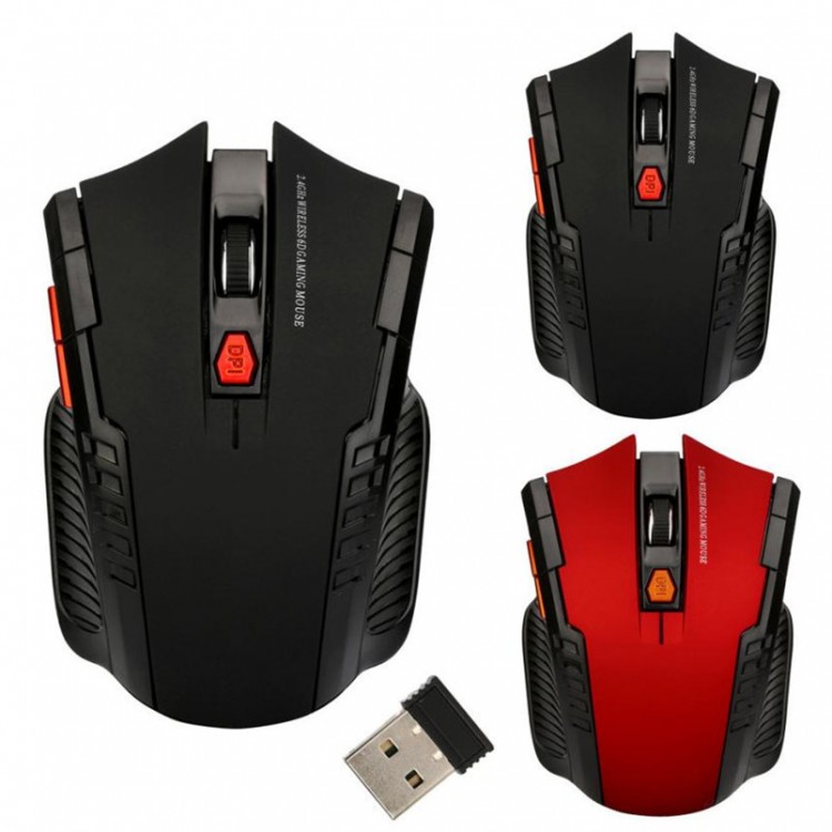 2021 New Arrival Fashion Wireless  2.4GHz Mice with USB Receiver Gamer 1600DPI Mouse for Computer PC Laptop