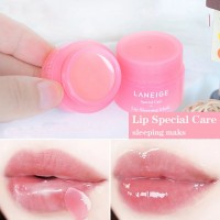 South Korea Lip Care Night Sleep Maintenance Moisturizing Lip Gloss Pink Lip Sleep Mask Cream Nourishing Lip Care 3g