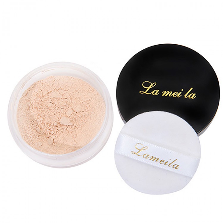 3 Colors Smooth Loose Powder Waterproof Delicate Refreshing Skin Finish Oil Control Long Lasting Mineral Powder Face Makeup