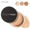 FOCALLURE Makeup Face Powder 3 Colors Makeup Waterproof Loose Cover Powder Skin Finish Oil Control