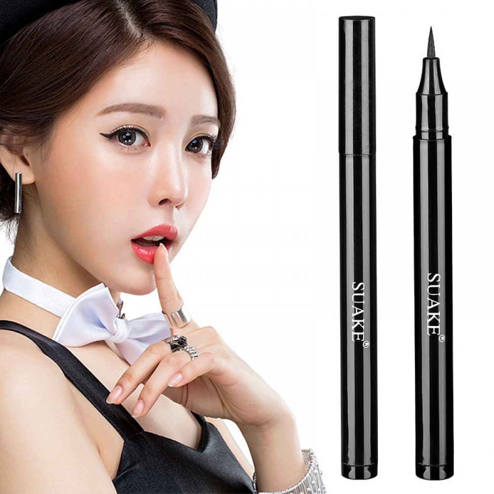 Professional Black Eyeliner Fast Dry Long-lasting Stereo Waterproof Smooth Pen Not Blooming Liquid Lady Eyeliner Makeup Tool