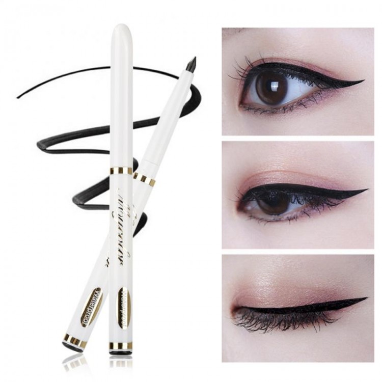 Liquid Eyeliner Waterproof Anti-sweat24h Long-lasting Eyeliner Pencil Black Beauty Cat Style Eye Liner Makeup Maquiagem TSLM1
