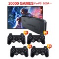 Video Game Console TV HD Game Stick 4K 128 GB 20000 Retro Games For PS1/GBA/Dendy/MAME/SEGA Support 4 Players Save/Search/Adding