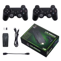 Ewwke M8 Video Game Console 2.4G Double Wireless Controller Game Stick 4K 10000 games 64GB Retro games For PS1/GBA Dropshipping