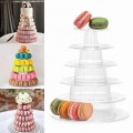 4/6 Tiers Cupcake Display Rack Holder Macaron Tower Macaroon Display Cake Stand Birthday Party Wedding Decoration