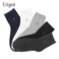5 Pairs Men Socks Solid Color Cotton Classical Businness Casual Socks Summer Autumn Excellent Quality Breathable Male Sock meias